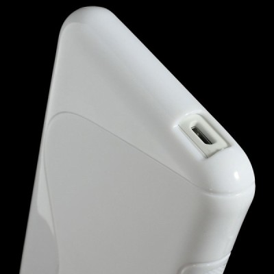 HTC Desire 610 kieto silikono TPU baltas dėklas - nugarėlė / Priedai.lt