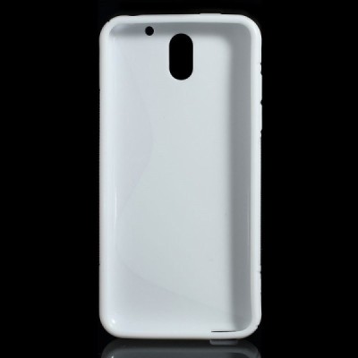 HTC Desire 610 kieto silikono TPU baltas dėklas - nugarėlė / Priedai.lt