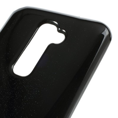 LG G2 D802 Mercury melns cieta silikona (TPU) futrālis / Vacins.lv