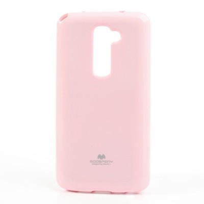 LG G2 D802 rožinis Mercury kieto silikono (TPU) dėklas / Priedai.lt