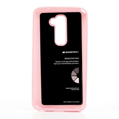 LG G2 D802 rožinis Mercury kieto silikono (TPU) dėklas / Priedai.lt
