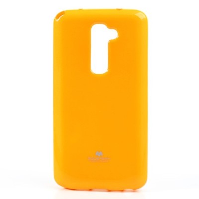 LG G2 D802 geltonas Mercury kieto silikono (TPU) dėklas / Priedai.lt
