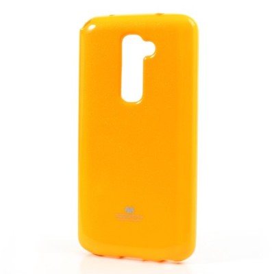 LG G2 D802 geltonas Mercury kieto silikono (TPU) dėklas / Priedai.lt