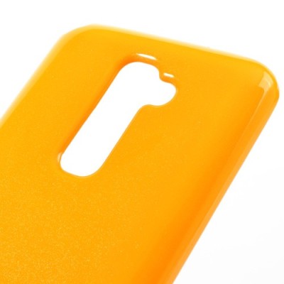 LG G2 D802 geltonas Mercury kieto silikono (TPU) dėklas / Priedai.lt