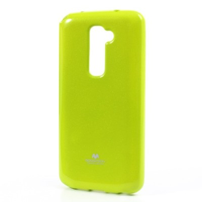 LG G2 D802 žalias Mercury kieto silikono (TPU) dėklas / Priedai.lt