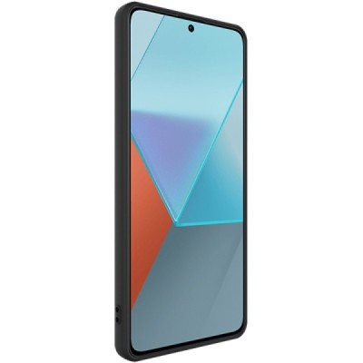 Redmi Note 13 Pro 5G (Poco X6 5G) „Imak“ cieta silikona (TPU) melns apvalks | vacins.lv
