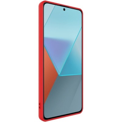 Redmi Note 13 Pro 5G (Poco X6 5G) „Imak“ cieta silikona (TPU) sarkans apvalks | vacins.lv