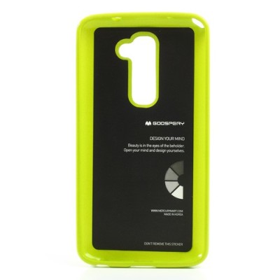LG G2 D802 žalias Mercury kieto silikono (TPU) dėklas / Priedai.lt