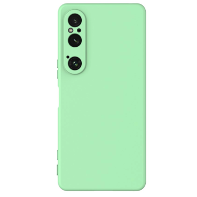 Sony Xperia 1 VI Shell cieta silikona (TPU) apvalks - zaļš | vacins.lv