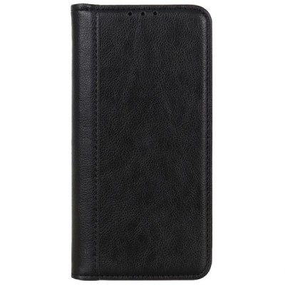 Sony Xperia 10 VI Binfen Solid atvēramais melns maciņš - maks | Vacins.lv