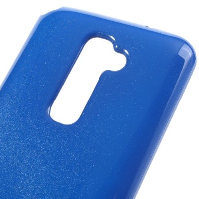 LG G2 D802 tamsiai mėlynas Mercury kieto silikono (TPU) dėklas / Priedai.lt