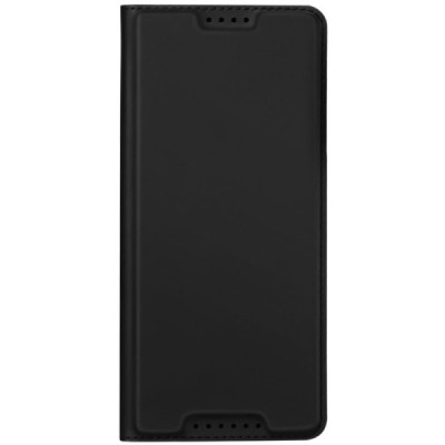 Sony Xperia 1 VI „Dux Ducis“ Skin sērijas melns ādas atvērams maciņš | Vacins.lv