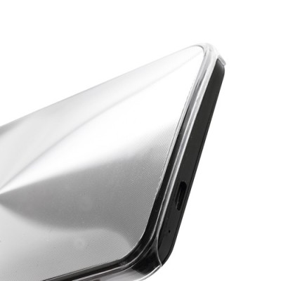 HTC One M7 plastmasas cd stila sudrabs apvalks / vacins.lv