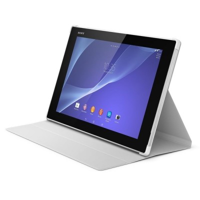 Sony Xperia Tablet Z2 origināls SCR12 atvēramais balts futrālis / Vacins.lv
