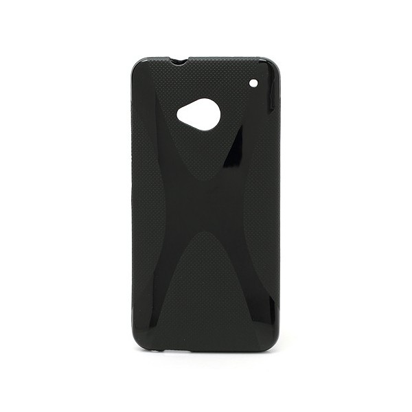 Cieta silikona futrālis - melns (One)