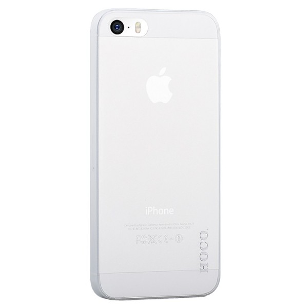 „HOCO“ Thin dėklas - baltas (iPhone 5 / 5S / SE 2016)