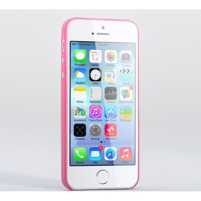 Hoco Thin Apple iPhone 5S rozs dzidrs plastmāsas plāns futrālis / Vacins.lv