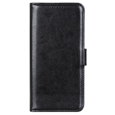 Google Pixel 8A atverčiamas juodas odinis dėklas - piniginė | Priedai.lt