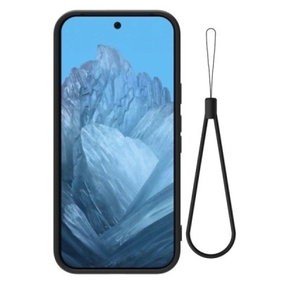 Google Pixel 9 Pro XL Shell cieta silikona (TPU) apvalks - melns | vacins.lv