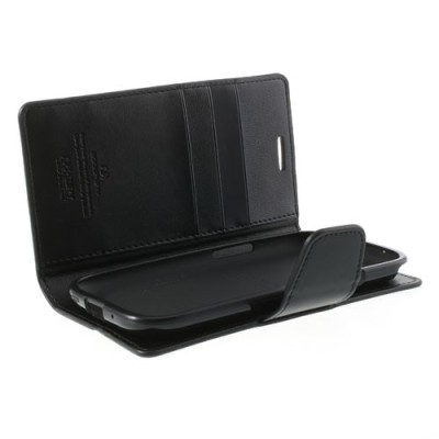 Mercury Sonata atverčiamas Samsung Galaxy S3 i9300 juodas odinis dėklas - piniginė / Priedai.lt