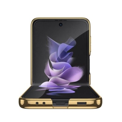 Samsung Galaxy Z Flip3 (F711) GKK Marble sarkans plastika apvalks | vacins.lv