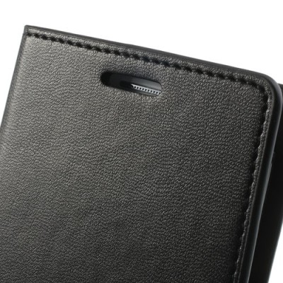 Mercury Sonata atverčiamas Samsung Galaxy S3 i9300 juodas odinis dėklas - piniginė / Priedai.lt