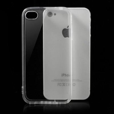 Apple iPhone 4 kieto silikono TPU skaidrus (permatomas) dėklas - nugarėlė / Priedai.lt
