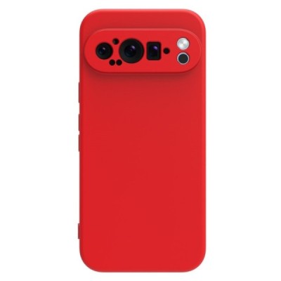 Google Pixel 9 Pro XL Shell cieta silikona (TPU) apvalks - sarkans | vacins.lv