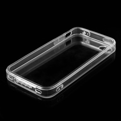 Apple iPhone 4 kieto silikono TPU skaidrus (permatomas) dėklas - nugarėlė / Priedai.lt