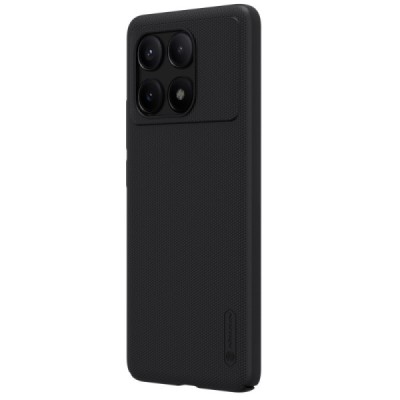 Nillkin Frosted Shield Xiaomi Poco X6 Pro 5G (Redmi K70E) melns plastmasas futrālis | Vacins.lv