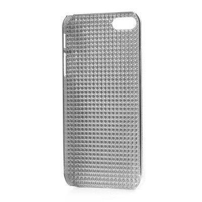 Baltas stilingas reljefinis 3D Apple iPhone SE (5, 5s) dėklas (dėkliukas, nugarėlė) / Priedai.lt