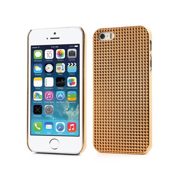 Stilingas reljefinis dėklas - auksinis (iPhone 5 / 5S / SE 2016)