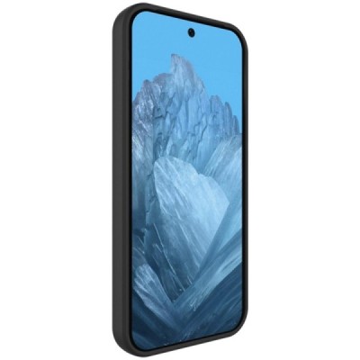 Google Pixel 9 Pro XL „Imak“ cieta silikona (TPU) melns apvalks | vacins.lv