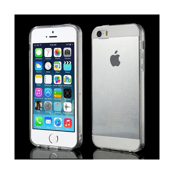 Ploniausias TPU dėklas - skaidrus (iPhone 5 / 5S / SE 2016)