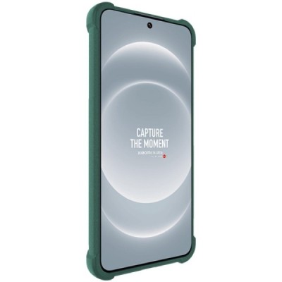 Xiaomi 14 Ultra Imak pastiprinātas aizsardzības cieta silikona (TPU) zaļš vāciņš | Vacins.lv