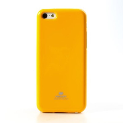„Mercury“ Color kieto silikono (TPU) geltonas Apple iPhone 5C dėklas (dėkliukas) / Priedai.lt