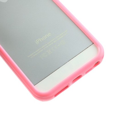Rožinis klasikinis Apple iPhone SE (5, 5s) rėmelis - kraštų apvadas (bamperis) / Priedai.lt