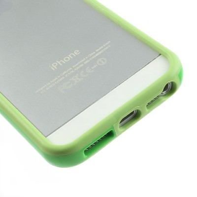 Žalias klasikinis Apple iPhone SE (5, 5s) rėmelis - kraštų apvadas (bamperis) / Priedai.lt