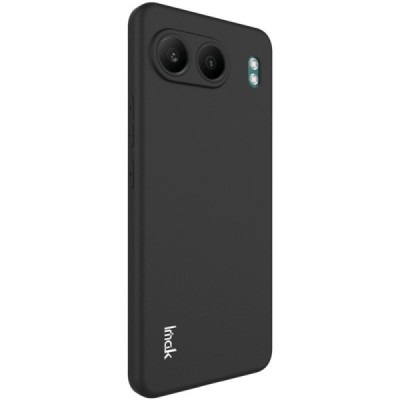 OnePlus Nord 4 "Imak" cieta silikona (TPU) melns apvalks | vacins.lv