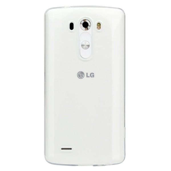 Planākais TPU dzidrs futrālis - balts (G3)