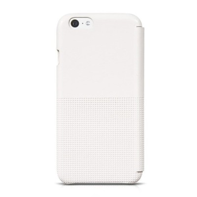 Greznais „HOCO“ Crystal Fashion sērijas ādas atvērams balts Apple iPhone 6 (6s) futrālis / Vacins.lv