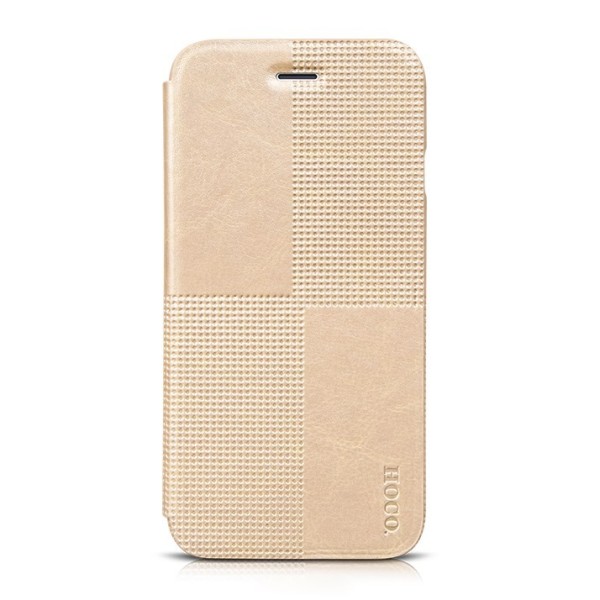 „HOCO“ Crystal Fashion atverčiamas dėklas - auksinis (iPhone 6 / 6s)