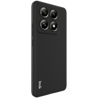 Xiaomi 14T Pro "Imak" cieta silikona (TPU) melns apvalks | vacins.lv