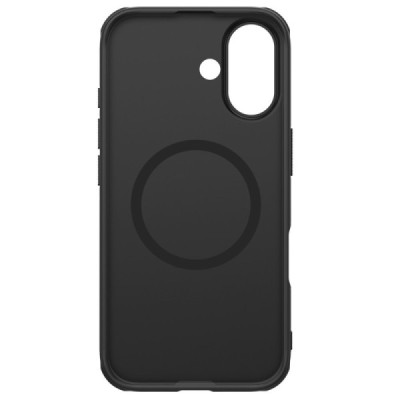 Apple iPhone 16 "Nillkin" Frosted Shield Pro Magnetic melns apvalks | vacins.lv