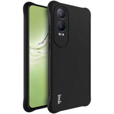 OnePlus Nord CE4 Lite 5G "Imak" pastiprinātas aizsardzības cieta silikona (TPU) melns vāciņš | Vacins.lv