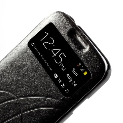 „Fimor“ Feitian atverčiamas juodas Samsung Galaxy S4 i9505 dėklas - knygutė / Priedai.lt