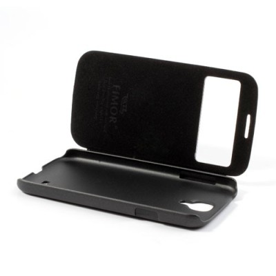 „Fimor“ Feitian atverčiamas juodas Samsung Galaxy S4 i9505 dėklas - knygutė / Priedai.lt