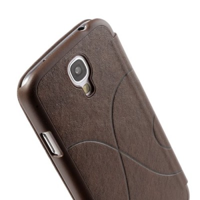 „Fimor“ Feitian atverčiamas rudas Samsung Galaxy S4 i9505 dėklas - knygutė / Priedai.lt