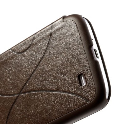 „Fimor“ Feitian atverčiamas rudas Samsung Galaxy S4 i9505 dėklas - knygutė / Priedai.lt