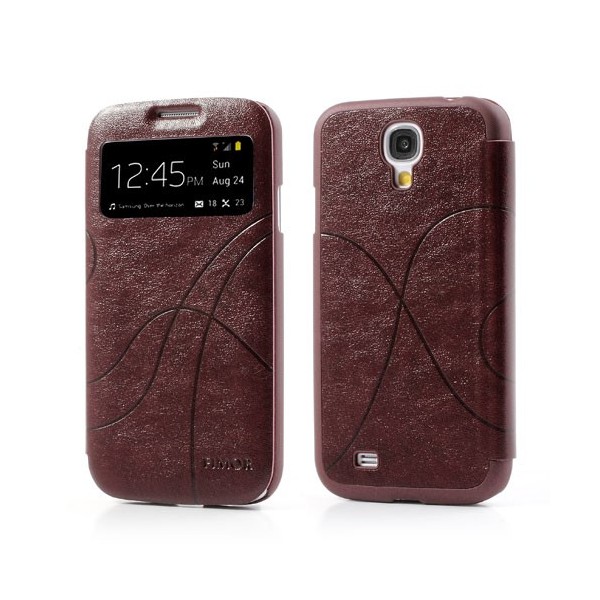 „Fimor“ Feitian atverčiamas dėklas - raudonas (Galaxy S4)